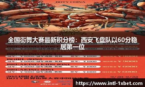 全国街舞大赛最新积分榜：西安飞盘队以60分稳居第一位